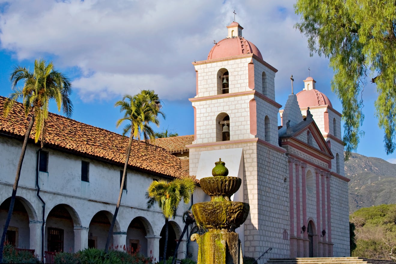 Exterior Old Mission Santa Barbara