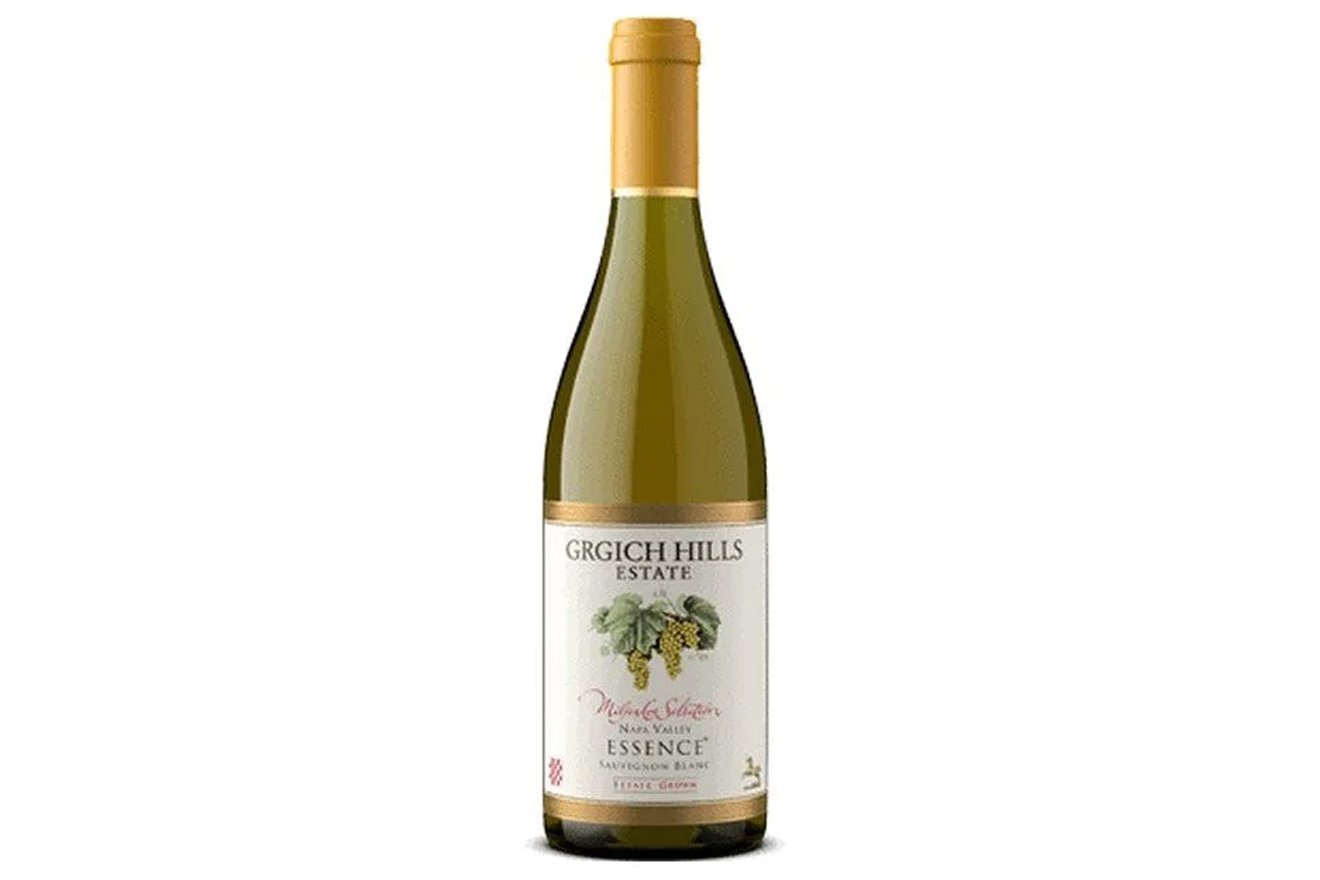 A bottle of Prgich Hills Sauvignon Blanc