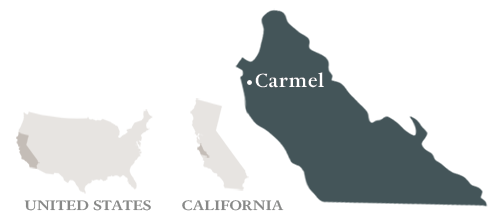 Map of Carmel, CA