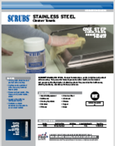 SCRUBS STAINLESS STEEL Cleaner Towels